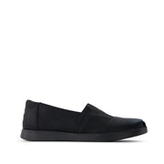 TOMS Syanno Black Canvas Slip-On Shoes Minor Fault