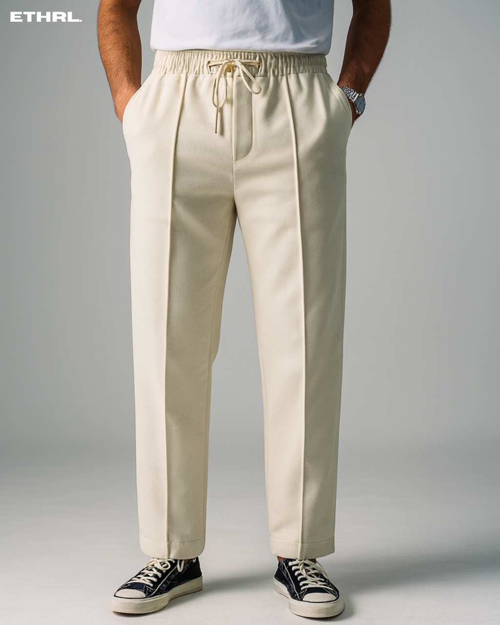 Ivory Relaxed Fit Trouser