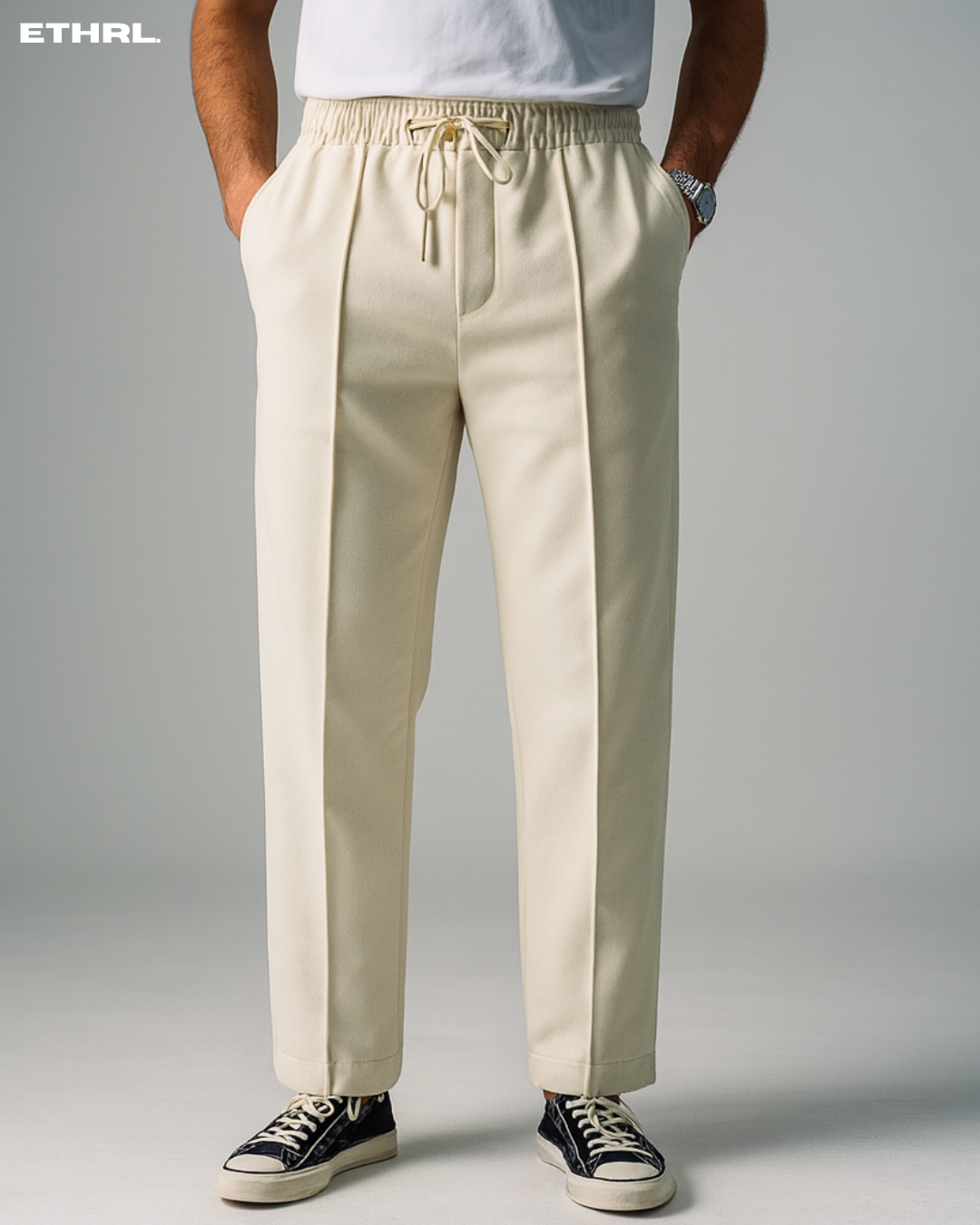 Ivory Relaxed Fit Trouser