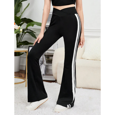 Comfy Patchwork Bell-Bottoms