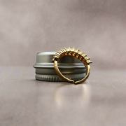Royale Korean Crown Ring - Moissanite Stone Ring (KCJ0009)