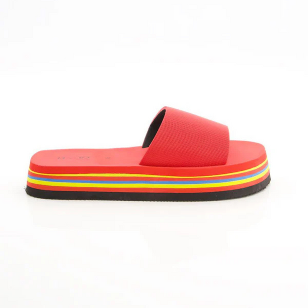Rainbow Slide Slippers