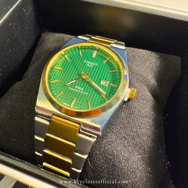 Green Tissot PRX 1853 Powermatic 80 - Swiss Made