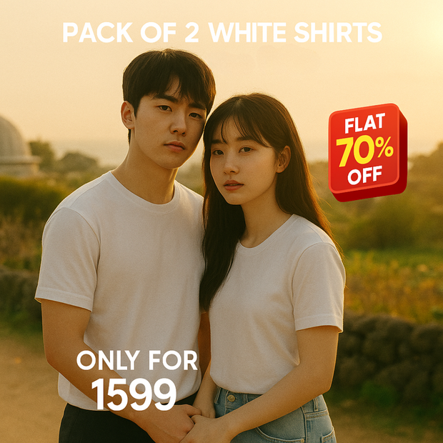 Premium Unisex Plain White Seamless T-Shirt