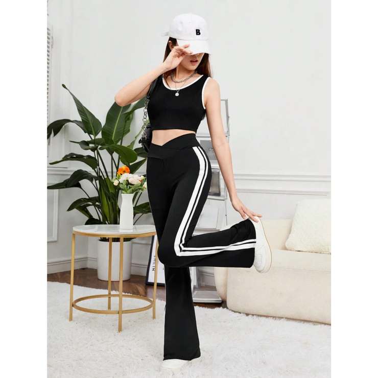 Comfy Patchwork Bell-Bottoms