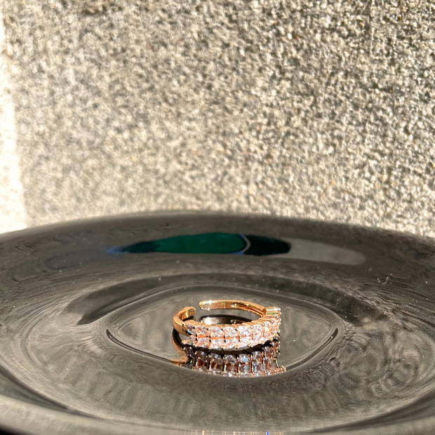 Royale Korean Crown Ring - Moissanite Stone Ring (KCJ0009)