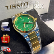 Green Tissot PRX 1853 Powermatic 80 - Swiss Made