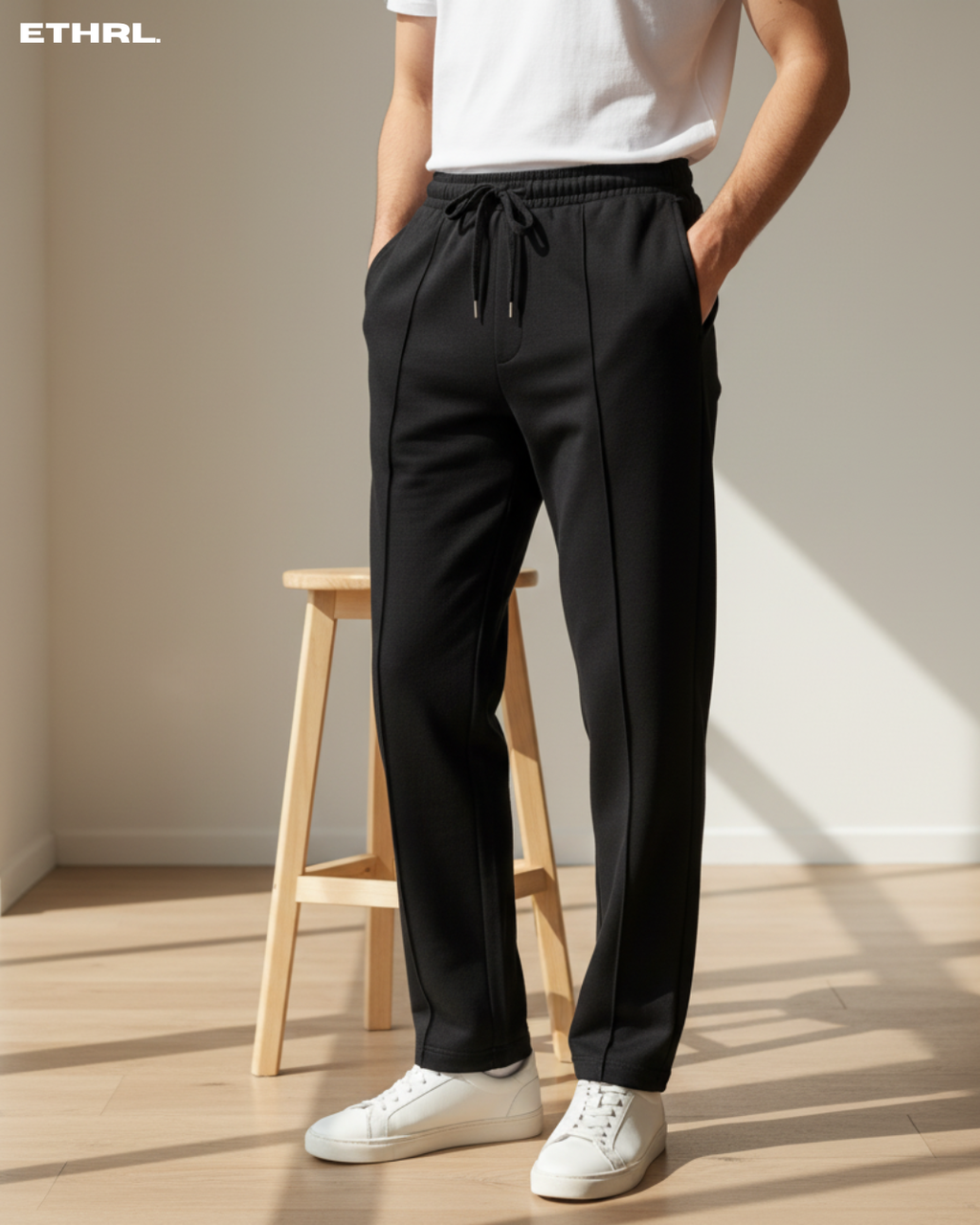 Black Relaxed Fit Trouser
