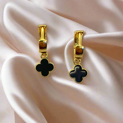 Black Clover 4 Leaf Earrings – Lucky Charm (KCJ0029)