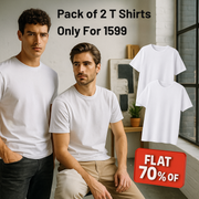 Premium Unisex Plain White Seamless T-Shirt