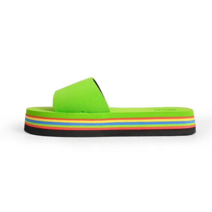 Rainbow Slide Slippers