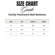 Comfy Patchwork Bell-Bottoms
