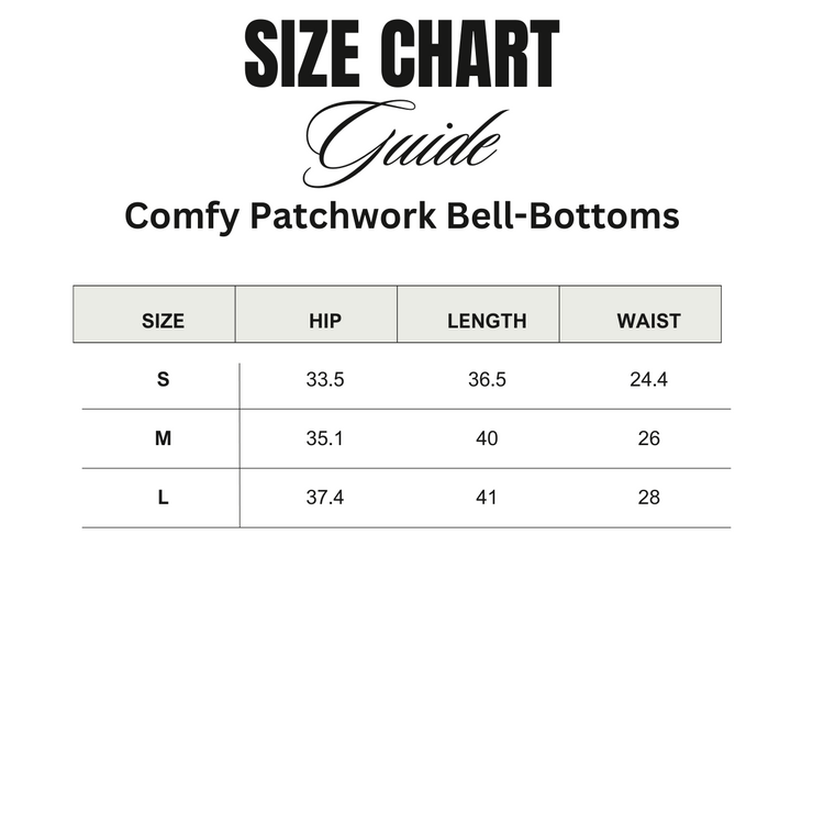 Comfy Patchwork Bell-Bottoms